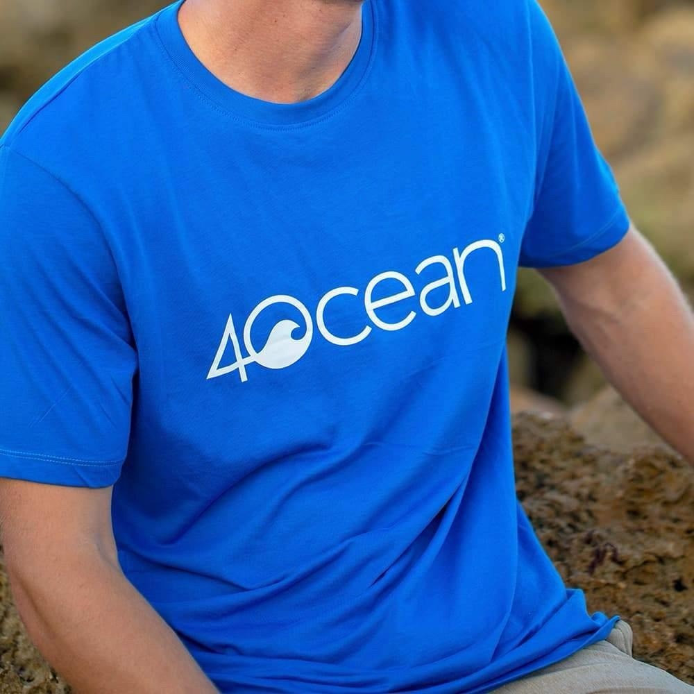 NWT 4ocean Short Sleeve T-Shirt Blue Size XL